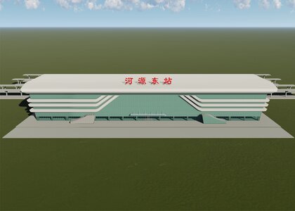 深赣铁路河源东车站